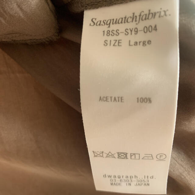 SASQUATCHfabrix.(サスクワッチファブリックス)のSasquatchfabrix. SHIRT メンズのトップス(シャツ)の商品写真