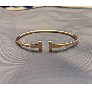 TIFFANY&CO. Tワイヤー ブレスレット PG