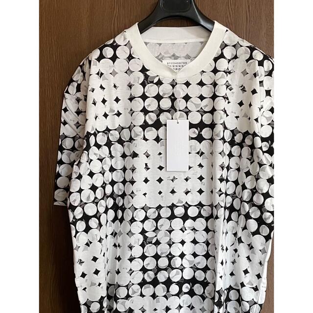 白50新品 メゾン マルジェラ パンチホール ポルカドット Tシャツ