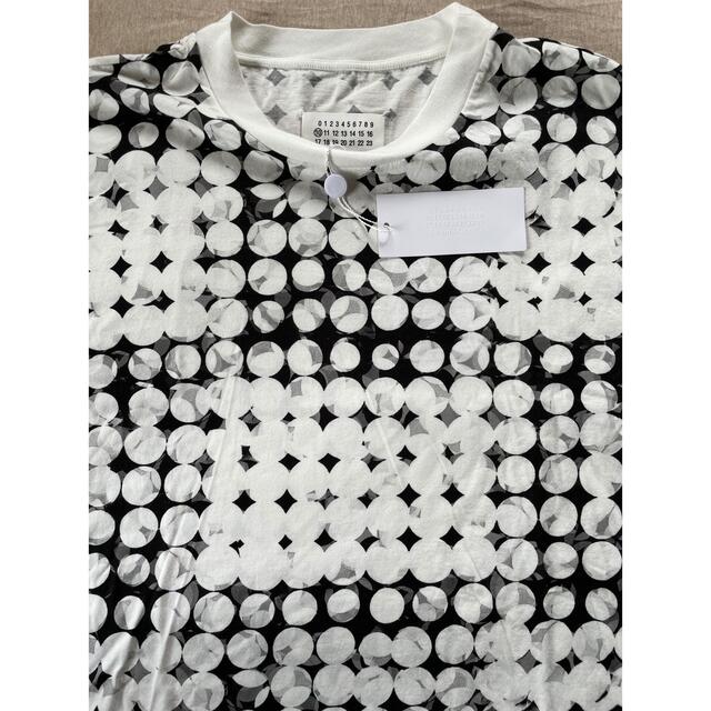白50新品 メゾン マルジェラ パンチホール ポルカドット Tシャツ メンズ