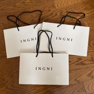 イング(INGNI)のINGNI  紙袋 ショップ袋 3枚セット(ショップ袋)