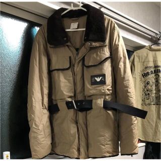 極美品 XL ARMANI EXCHANGE ダウンジャケット カモフラージュ