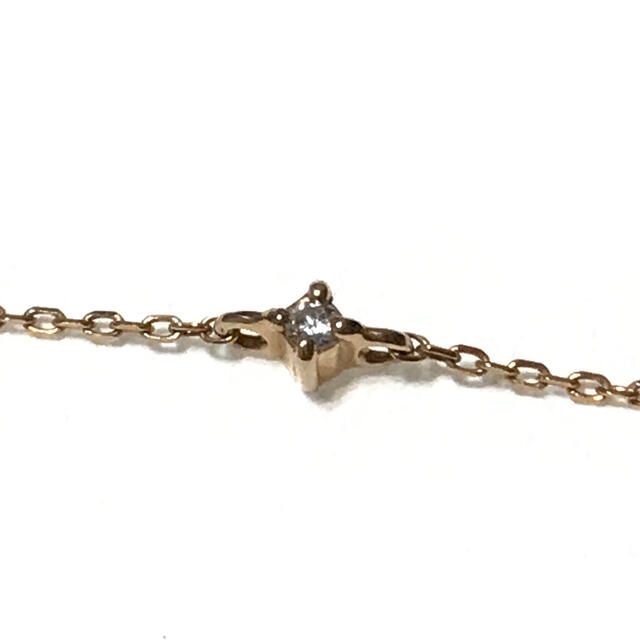 ete(エテ)の☆美品 ete エテ 0.014ct ダイヤモンド K18(PG) ブレスレット レディースのアクセサリー(ブレスレット/バングル)の商品写真