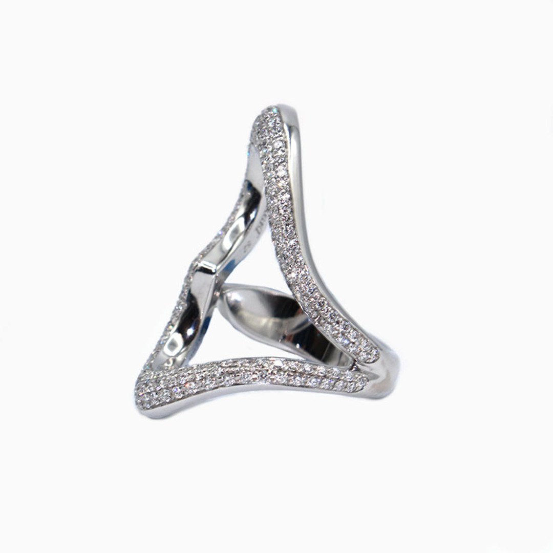 PIAGET(ピアジェ)の　ピアジェ PIAGET ライムライト ハート ダイヤモンド リング K18WG ダイヤモンド ジュエリー レディースのアクセサリー(リング(指輪))の商品写真