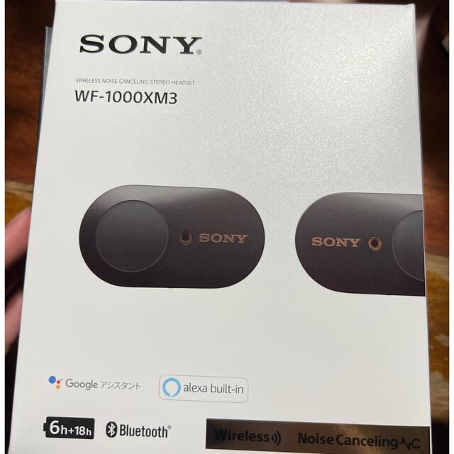 SONY(ソニー)のSONY WF-1000XM3 ブラック　美品 スマホ/家電/カメラのオーディオ機器(ヘッドフォン/イヤフォン)の商品写真