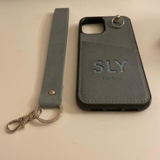 スライ(SLY)のSLY レザースマホケース(iPhone12 mini 13mini対応)(iPhoneケース)