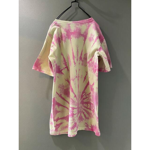 古着 ビンテージ タイダイ 染め 絞りTシャツ ピンク 古着 ビンテージ タイダイ 染め 絞りTシャツ ピンク