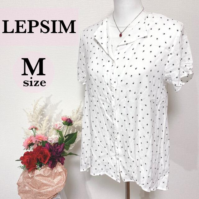 LEPSIM(レプシィム)のL【LEPSIM】レプシィム/ゆったりシャツ 着痩せ効果 ゆるっと トップス レディースのトップス(シャツ/ブラウス(半袖/袖なし))の商品写真