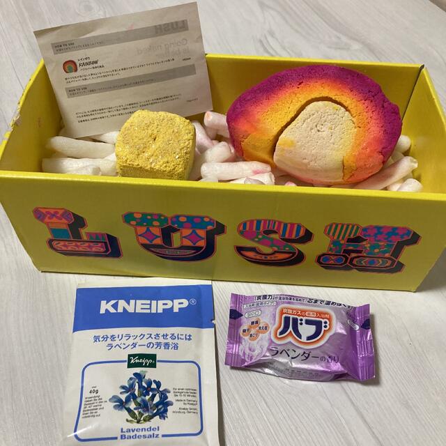 LUSH 入浴剤 / バスソルト / ラベンダー /入浴剤セット/ ビーガン コスメ/美容のボディケア(入浴剤/バスソルト)の商品写真