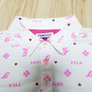 フィラ(FILA)の《美品》FILA　ゴルフウエア　レディース　半袖　シャツ　M(ウエア)