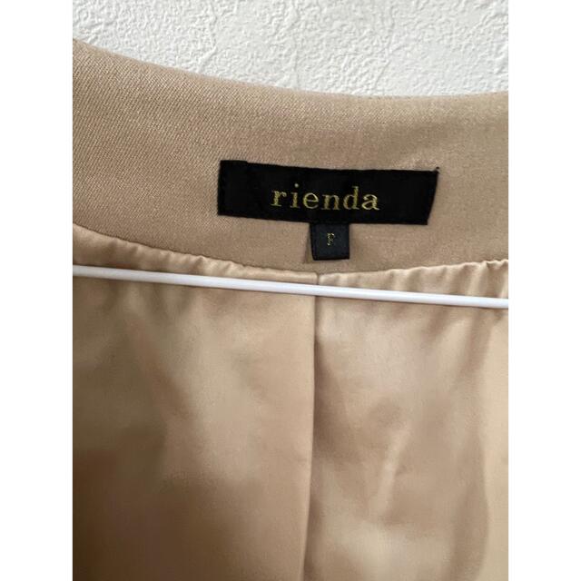 rienda(リエンダ)のrienda  パフSLVノーカラーCT  レディースのジャケット/アウター(スプリングコート)の商品写真