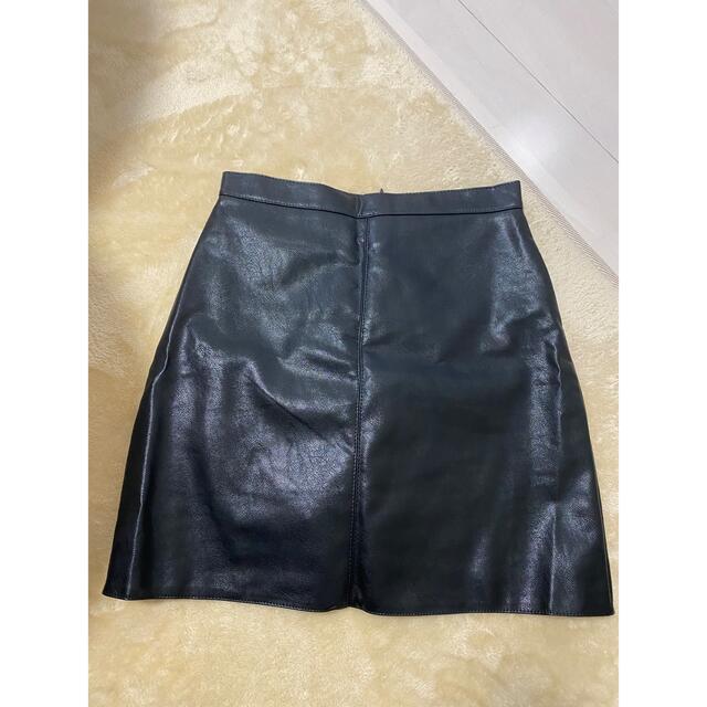 GRL(グレイル)のレザーミニスカート　インパン付き レディースのスカート(ミニスカート)の商品写真