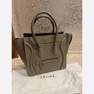 セリーヌ(celine)の【pqpq様専用】【正規品】【美品セリーヌ CELINE ラゲージマイクロ スリ(ハンドバッグ)