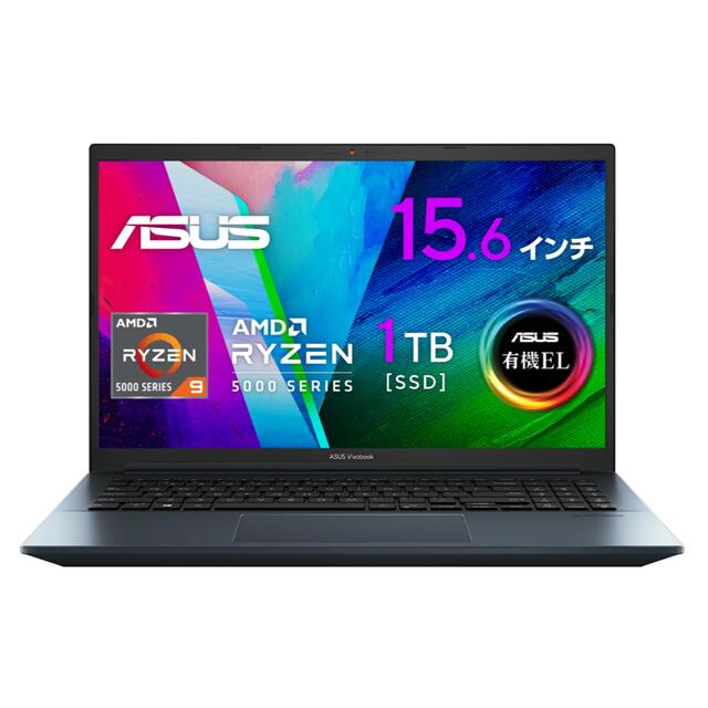 ASUS(エイスース)の新品未使用 ASUS Vivobook Pro 15 OLED M3500 スマホ/家電/カメラのPC/タブレット(ノートPC)の商品写真