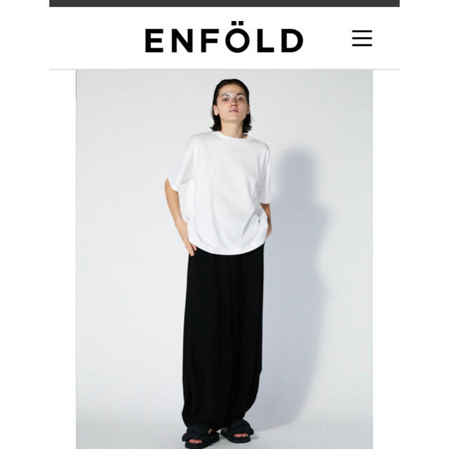 ENFOLD(エンフォルド)の2021AW ENFOLD PEダブルクロス ハーレムTROUSERS レディースのパンツ(その他)の商品写真