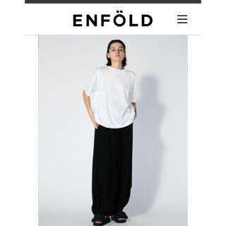 エンフォルド(ENFOLD)の2021AW ENFOLD PEダブルクロス ハーレムTROUSERS(その他)