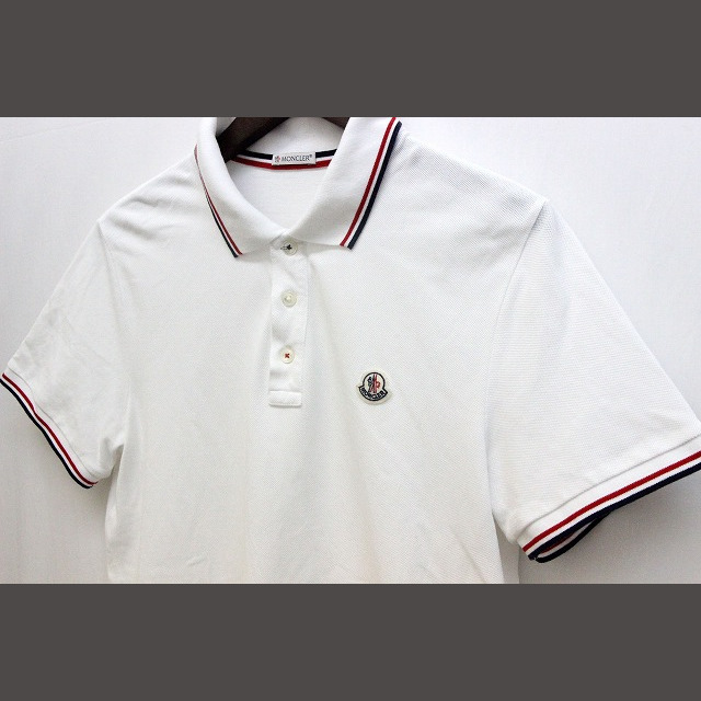 MONCLER(モンクレール)のモンクレール MONCLER ポロシャツ ワンポイントロゴ 鹿の子 シンプル 半 メンズのトップス(ポロシャツ)の商品写真