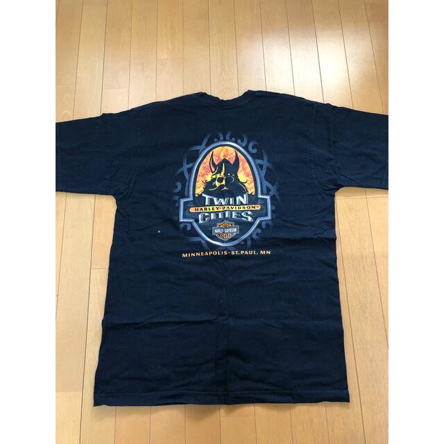 Harley Davidson(ハーレーダビッドソン)の今だけセール中‼️ハーレーダビッドソン　Tシャツ　ブラック　古着 メンズのトップス(Tシャツ/カットソー(半袖/袖なし))の商品写真