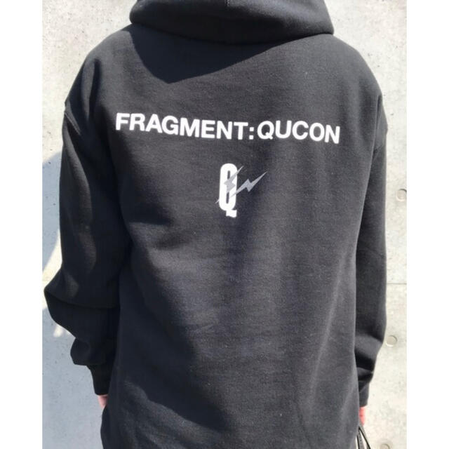 FRAGMENT FRAGMENT DESIGN x Qucon フラグメントキューコンパーカーの通販 by サンマルク's shop｜フラグメント ならラクマ
