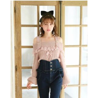 リズリサ オフショルダー ニット/セーター(レディース)の通販 100点