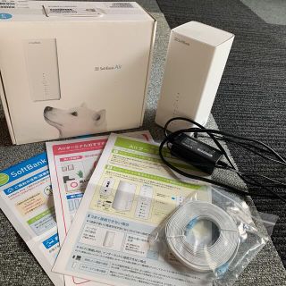 ソフトバンク(Softbank)のSoftBank Airソフトバンク Airターミナル3 WiFiルーター(PC周辺機器)