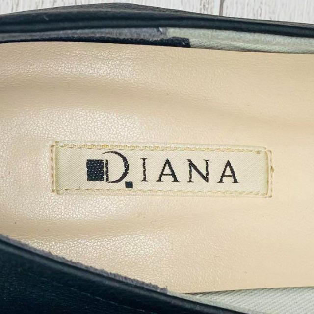 DIANA(ダイアナ)のDIANA レザー フラットシューズ 24.5cm レディースの靴/シューズ(ローファー/革靴)の商品写真