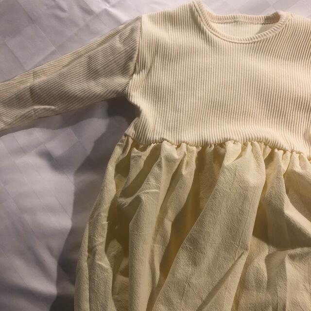 在庫限！韓国リブワンピース♡ キッズ/ベビー/マタニティのキッズ服女の子用(90cm~)(ワンピース)の商品写真