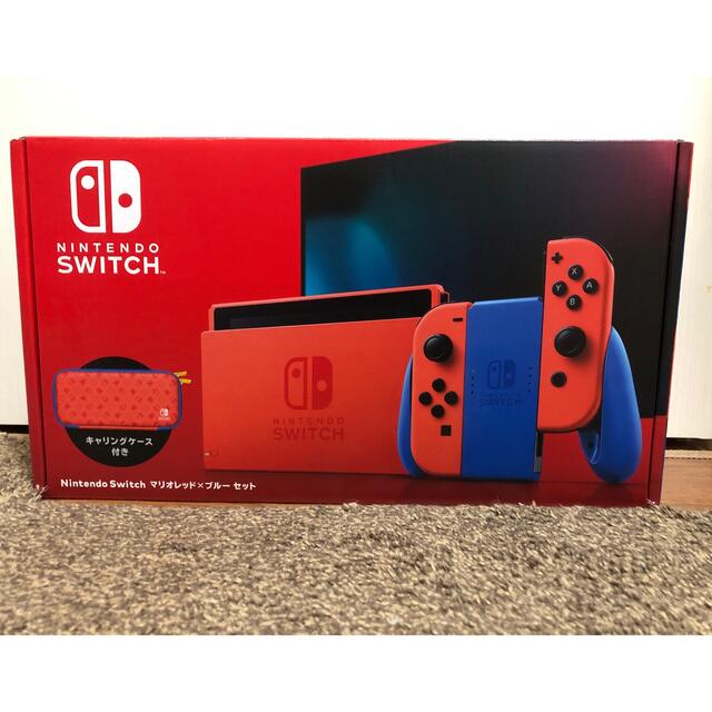 【美品】Nintendo Switch マリオ レッド×ブルー セット