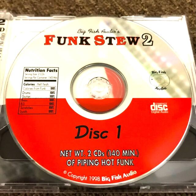 FUNK STEW 2 CD-ROM２枚組み 楽器のDTM/DAW(ソフトウェア音源)の商品写真