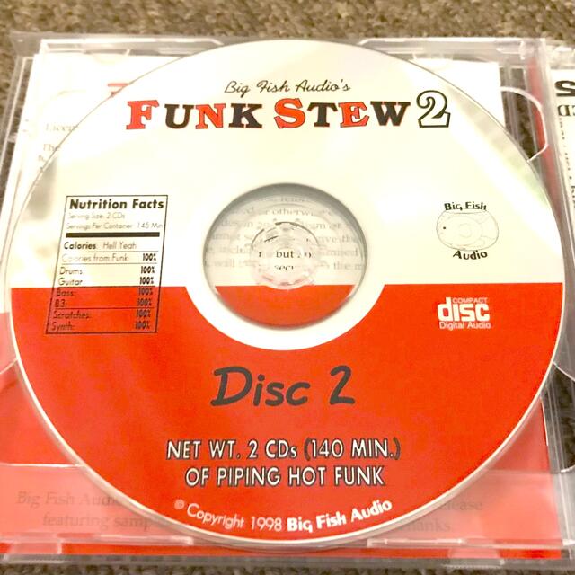 FUNK STEW 2 CD-ROM２枚組み 楽器のDTM/DAW(ソフトウェア音源)の商品写真