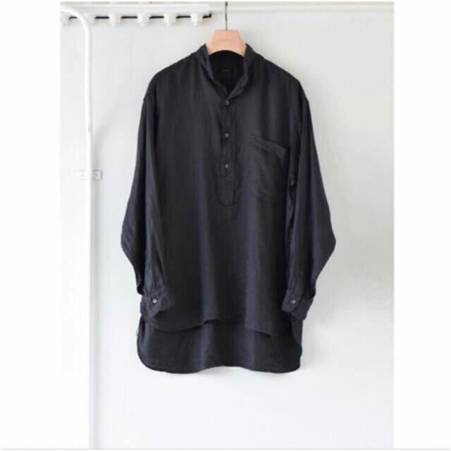 トップス COMOLI - COMOLI 21SSリネンWクロスプルオーバーシャツ