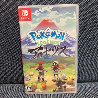 ポケモン(ポケモン)の【美品】ポケモンアルセウスソフト(Switch)(携帯用ゲームソフト)