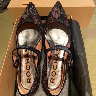 ロシャス(ROCHAS)のロシャス　花柄パンプス(ハイヒール/パンプス)