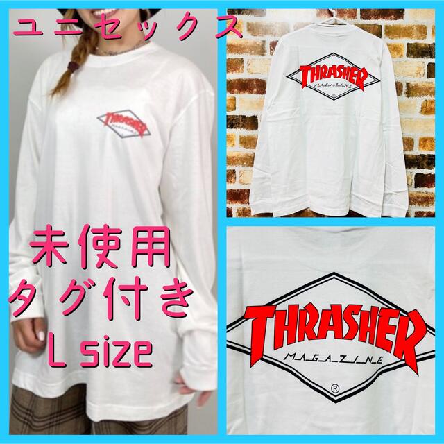 新品★ THRASHER スラッシャー ロンTシャツ L size