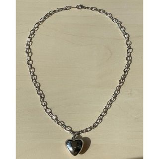 ハートのネックレス　ハンドメイド(ネックレス)