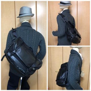 【廃盤 希少】PORTER ZOOM MESSENGER BAG (L)黒