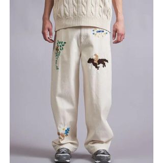 CALEE - tatoo studio yamada ヤマダレンさん着用 刺繍入りワーク