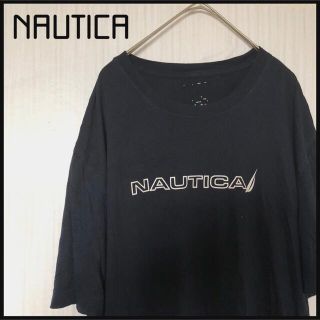 ノーティカ(NAUTICA)のノーティカ半袖Tシャツブランドロゴビッグプリントアメリカ古着(Tシャツ/カットソー(半袖/袖なし))