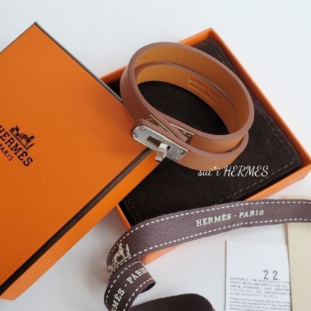 は自分にプチご褒美を エルメス - Hermes レザーブレスレット 新品未