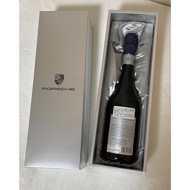 Porsche(ポルシェ)のPORSCHEポルシェ　Sekt Carte Blanche　シャンパン 食品/飲料/酒の酒(シャンパン/スパークリングワイン)の商品写真