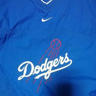 DODGERS × NIKE【2XL】ナイロン プルオーバー ドジャース