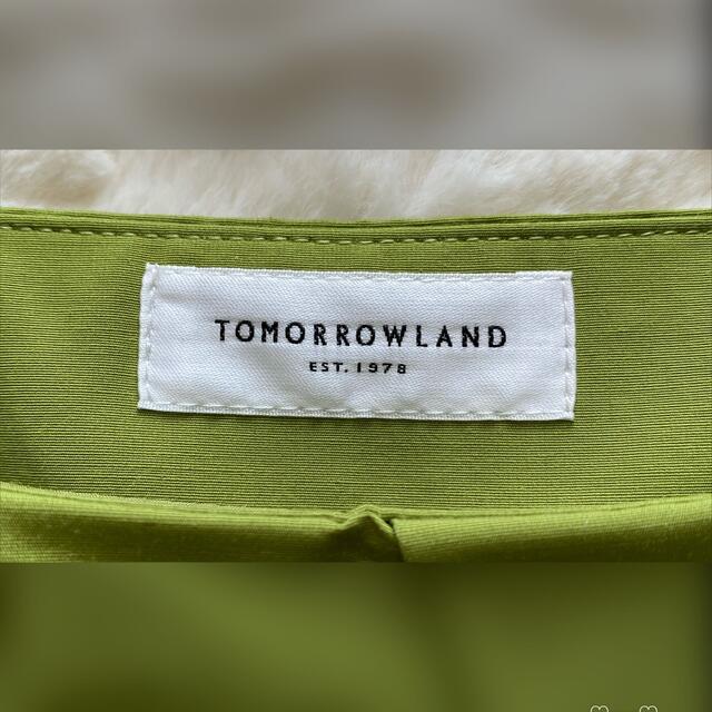 TOMORROWLAND(トゥモローランド)の最終sale✦︎トゥモローランド✦︎グログランアシンメトリータックスカート レディースのスカート(ひざ丈スカート)の商品写真