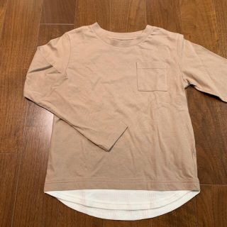 ニシマツヤ(西松屋)のキッズ　西松屋　長袖　120cm   ベージュ(Tシャツ/カットソー)