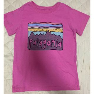 パタゴニア(patagonia)のパタゴニア ピンク色Tシャツ サイズ4T 新品未使用(Tシャツ/カットソー)