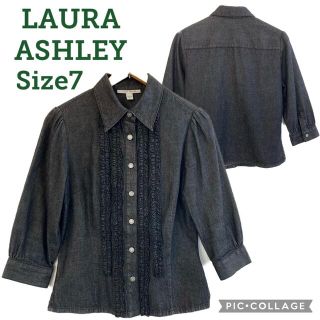 ローラアシュレイ(LAURA ASHLEY)のローラアシュレイ　デニムシャツ？(シャツ/ブラウス(長袖/七分))