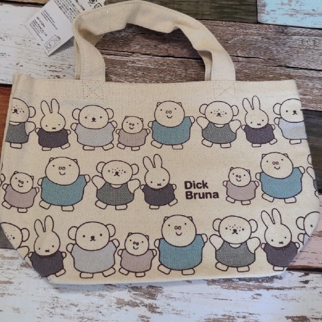ミッフィー ボリス 総柄 ミニトートバッグ バッグ ランチバッグ 新品 しまむら