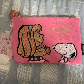 ピーナッツ(PEANUTS)のスヌーピー in Private ポーチ(キャラクターグッズ)