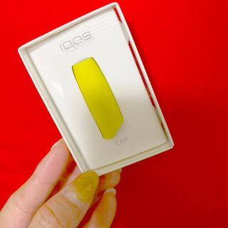 アイコス(IQOS)のiQOS キャップ　イエロー(タバコグッズ)