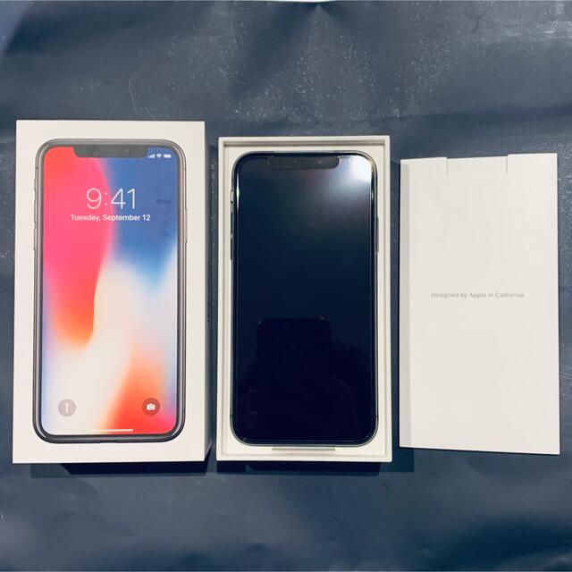 iPhone X 256GB SIMフリー 新品未使用 - スマートフォン本体