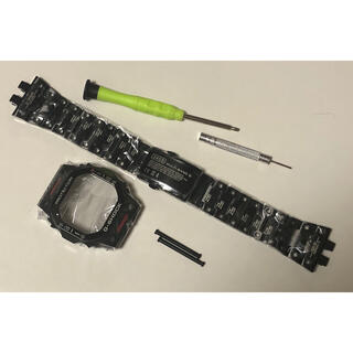 ジーショック(G-SHOCK)のGMW-B5000用ステンレス TVA-1JRルックカスタムフルパーツ(腕時計(デジタル))